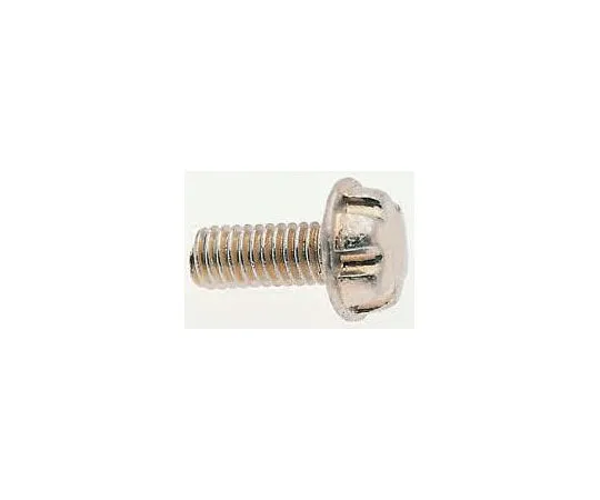 63-8339-96　Plain Flange Button Stainless Steel Tamper Proof Security Screw, M4 x 19mm　00-M04-G0-19-04