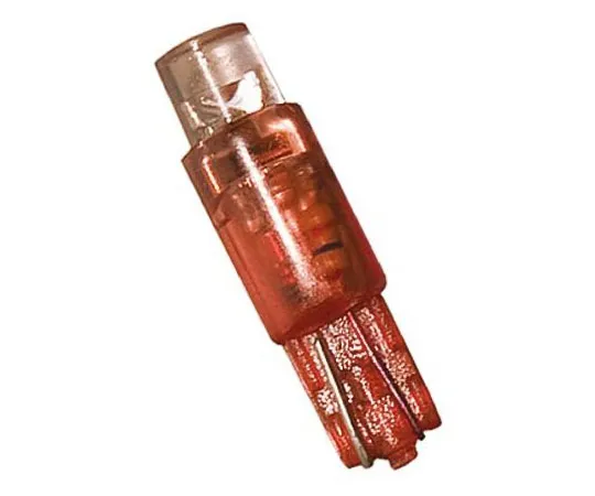 63-8313-49　LED Reflector Bulb, Wedge, Red, T-1 3/4 Lamp, 4.5mm dia., 24 V　LE-0509-01R
