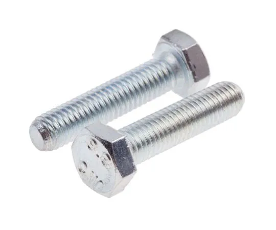 63-8081-33　Zinc Plated Steel Hex M8 x 35mm Set Screw　917-2873