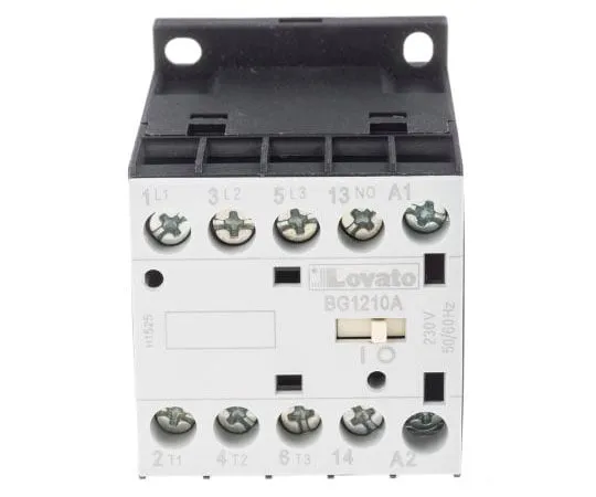 63-8062-31　Lovato 3 Pole Contactor, 12 A, 230 V ac Coil, Orange, 3NO/1NO, 5.5 kW　11BG1210A230