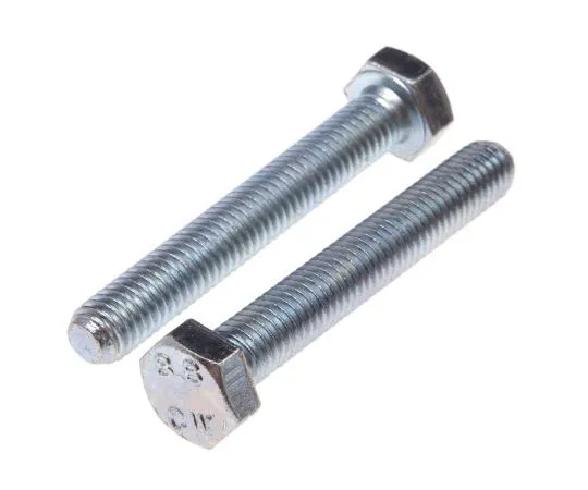 63-8081-32　Zinc Plated Steel Hex M8 x 55mm Set Screw　917-2870