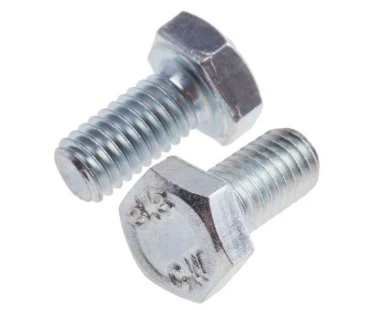 63-8081-20　Zinc Plated Steel Hex M6 x 12mm Set Screw　917-2832