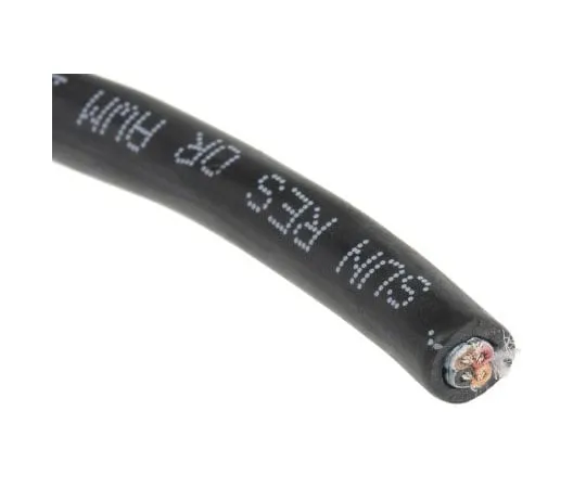 63-8059-62　Alpha Wire 4 Core Foil Industrial Cable, 0.23 mm²(CE, CSA, UL) Black 30m Reel, Xtra-Guard 4 Series　45094 BK005