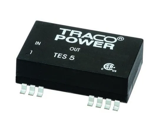 63-8323-63　TRACOPOWER TES 5 5W Isolated DC-DC Converter Surface Mount, Voltage in 18 → 36 V dc, Voltage out 12V dc　TES 5-2412