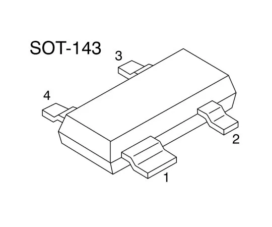 63-8110-10　Nexperia BCV61A,215 Dual NPN Transistor, 100 mA, 30 V, 4-Pin SOT-143B　BCV61A,215