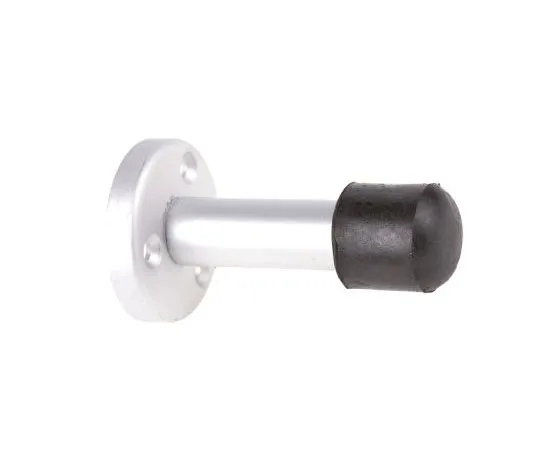 63-8065-41　RS PRO Satin Tubular Skirting Mounted Aluminium Door Stop　894-6901