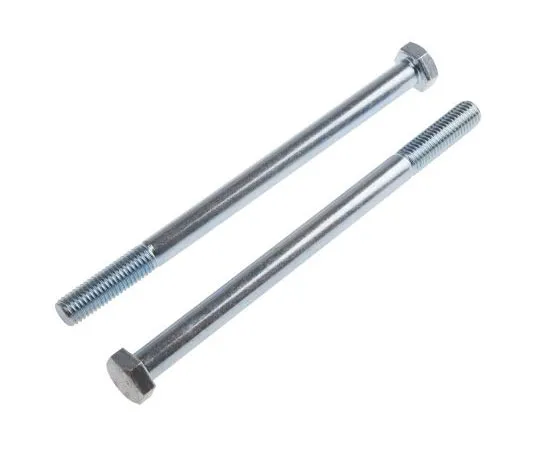 63-8082-35　Bright Zinc Plated Steel Hex Bolt, M12 x 180mm　917-3227