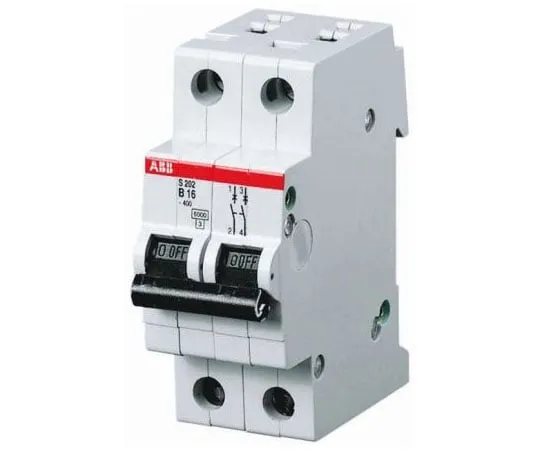 63-8301-33　ABB System M Pro S200 MCB Mini Circuit Breaker 2P, 32 A, 6 kA, Curve K　S202-K32