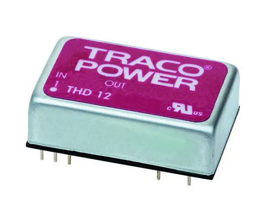 63-8323-81　TRACOPOWER THD 12WI 12W Isolated DC-DC Converter Through Hole, Voltage in 18 → 75 V dc, Voltage out 5V dc　THD 12-4811WI