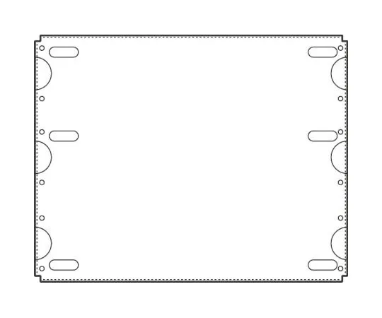 63-8110-18　Schroff 220 x 8 x 431.35mm Mounting Plate for *** with RatioPac Pro Desktop Case　34562752