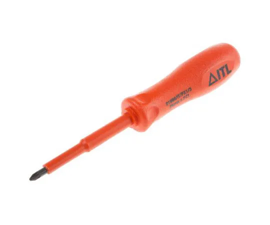 63-8075-03　RS, VDE 1000V Approved Pozidriv Insulated Screwdriver PZ1 Tip 75 mm Alloy Steel　911-1130