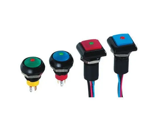 63-8311-11　APEM Latching Blue LED Push Button Switch, IP67, 16.2 (Dia.)mm, Panel Mount, 24V dc　IPR1SAD2LOB