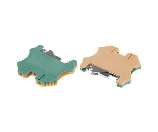 63-8055-58　RS PRO 2 Way DIN Rail Earth Block, Screw 26 → 12 AWG　878-7569