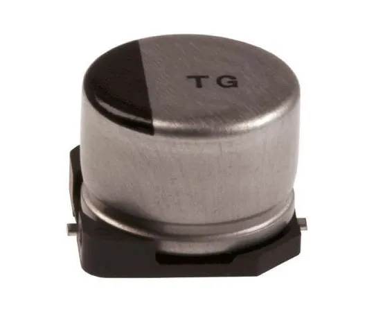 63-8341-55　Rubycon 100μF 50V dc Aluminium Electrolytic Capacitor, Surface Mount 8 (Dia.) x 10.5mm +105°C 8mm 3.1mm　50SGV100M8X10.5