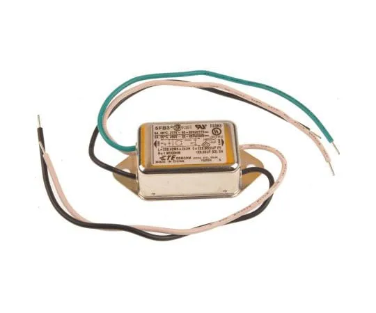 63-8057-54　TE Connectivity Corcom FB Series 5A 277 V ac/dc 50 Hz, 60 Hz Panel Mount RFI Filter, with Wire Lead Terminals, Single　9-1609095-1