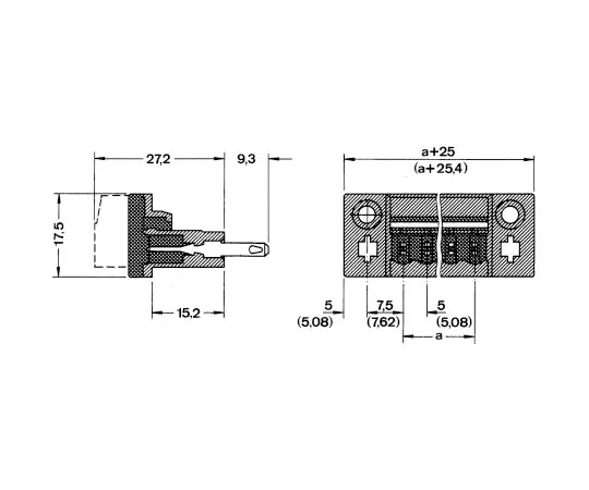 63-8124-31　Phoenix Contact COMBICON DFK-MSTB, 8 Way, 1 Row, Straight PCB Header　707057