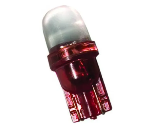 63-8313-54　LED Reflector Bulb, Wedge, Red, T-3 1/4 Lamp, 10mm dia., 24 V　LE-0509-02R