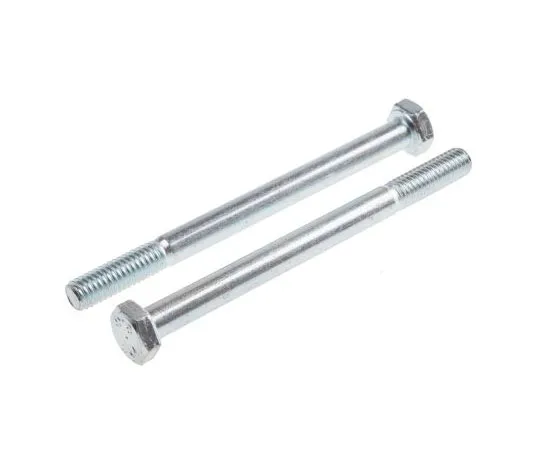 63-8082-04　Bright Zinc Plated Steel Hex Bolt, M6 x 75mm　917-3110