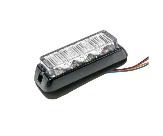 63-8071-27　LED, Flashing Light Module, Red, Surface Mount, 12/24 V dc　907-5959
