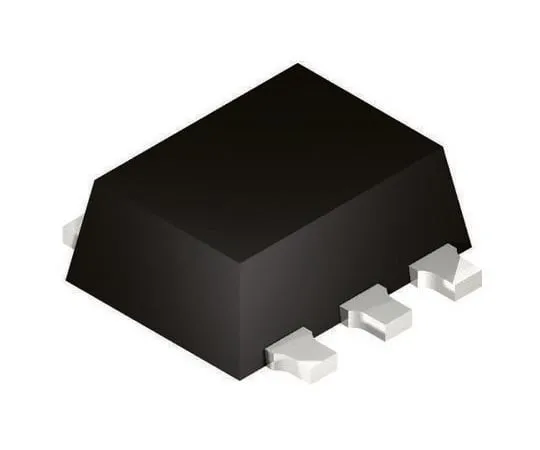 63-8115-10　Nexperia BC847BVN,115 Dual NPN + PNP Transistor, 100 mA, 45 V, 6-Pin SSMini　BC847BVN,115