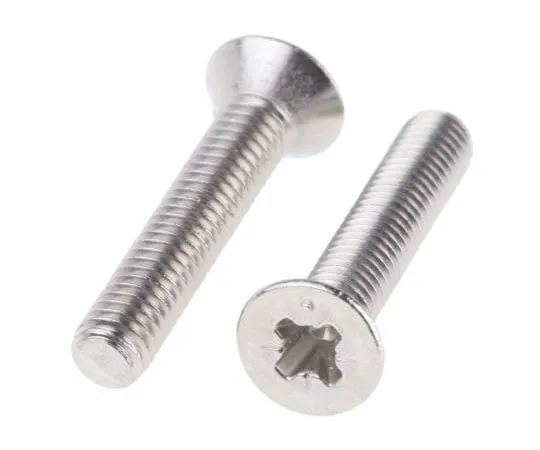 63-8072-92　RS Pro, M4 Countersunk Head, 10mm Steel Pozidriv Bright Zinc Plated0.7　908-7517