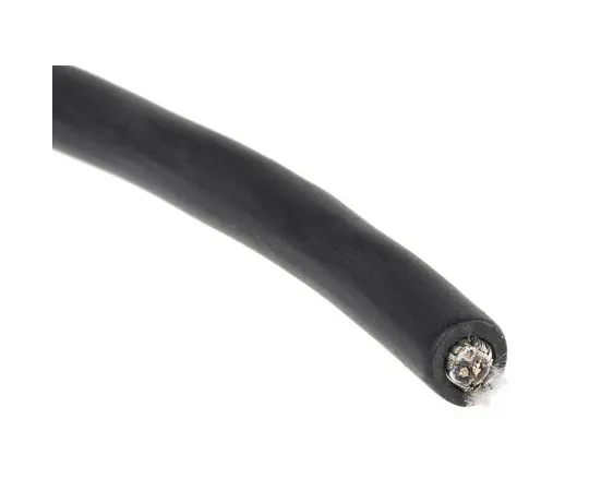63-8059-70　Alpha Wire 2 Core Foil and Braid Industrial Cable, 0.35 mm²(CE, CSA, UL) Black 30m Reel, Xtra-Guard 4 Series　45102 BK005