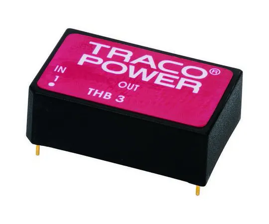 63-8323-75　TRACOPOWER THB 3 3W Isolated DC-DC Converter Through Hole, Voltage in 36 → 75 V dc, Voltage out 5V dc Medical　THB 3-4811