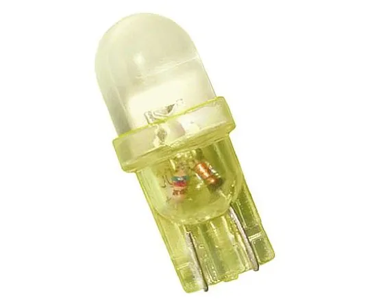 63-8313-57　LED Reflector Bulb, Wedge, Yellow, T-3 1/4 Lamp, 10mm dia., 24 V　LE-0509-02Y