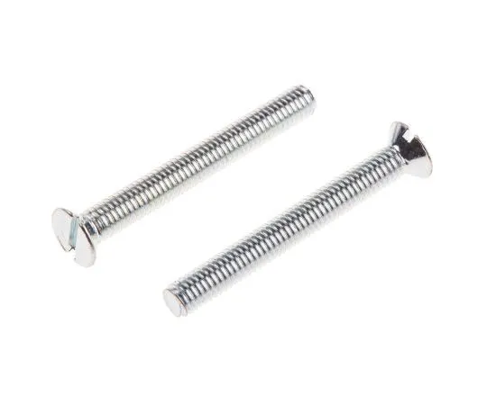 63-8072-63　RS Pro, M3 Countersunk Head, 25mm Steel Slot Bright Zinc Plated0.5　908-7374