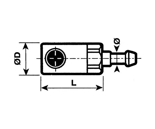 63-8124-40　Staubli Pneumatic Quick Connect Coupling 10mm Hose Barb　ERS 06.1810