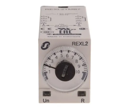 63-8079-22　Schneider Electric Electromechanical Multi Function Time Delay Relay, 0.1 s → 100 h, 2 Contacts, DPDT, 24 V ac　REXL2TMB7