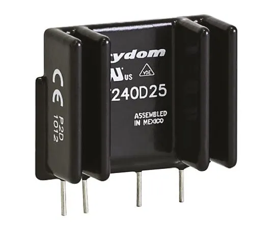 63-8317-67　Sensata / Crydom 25 A SPST Solid State Relay, Instantaneous, PCB Mount, SCR, 280 V rms Maximum Load　PF240D25R