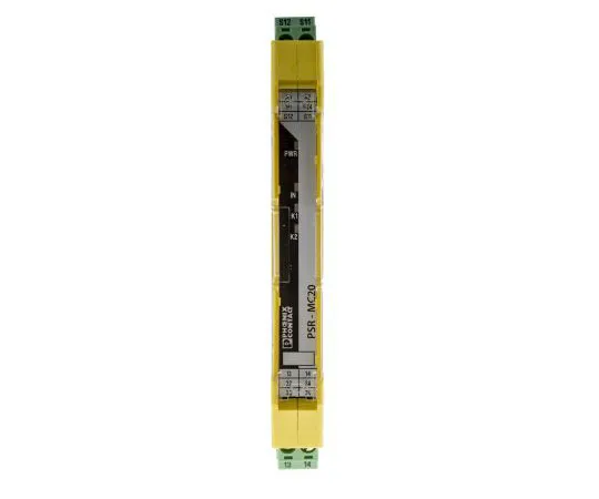 63-8064-42　Phoenix Contact PSR-MC20-3NO-1DO-24DC-SC 24 V dc Safety Relay Single Channel With 3 Safety Contacts　2700466