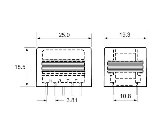 63-8121-72　Through Hole Audio Transformer　Z218A7E