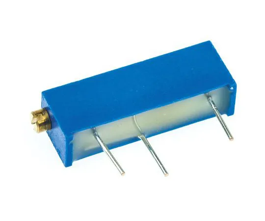 63-8303-09　10kΩ Through Hole Trimmer Potentiometer 0.5W Side Adjust Vishay 43P Series　M43P103KB40