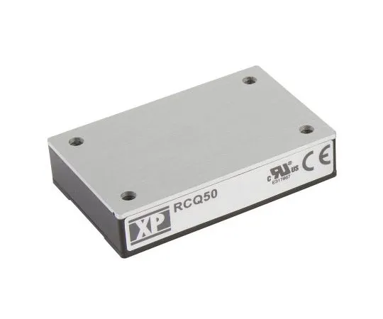 63-8357-19　XP Power RCQ50 50W Isolated DC-DC Converter Through Hole, Voltage in 66 → 160 V dc, Voltage out 15V dc Railway　RCQ50110S15