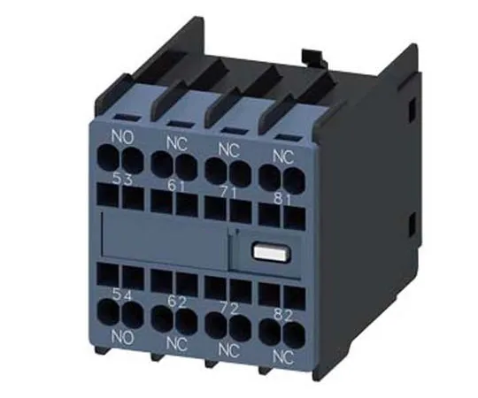 63-9682-23　Siemens Sirius Innovation 3RH29, NO/3NC (4), Auxiliary Switch Block, Snap-On, 10 A　3RH2911-2GA13