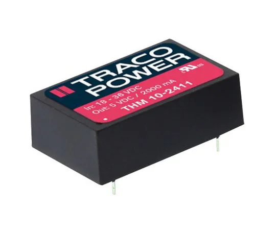 63-8419-47　TRACOPOWER THM 10 10W Isolated DC-DC Converter PCB Mount, Voltage in 18 → 36 V dc, Voltage out 24V dc　THM 10-2415