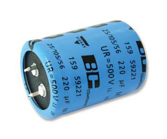 63-9679-35　Vishay 180μF 500V dc Aluminium Capacitor 30 (Dia.) x 40mm +105°C 30mm 10mm 40mm　MAL215919181E3