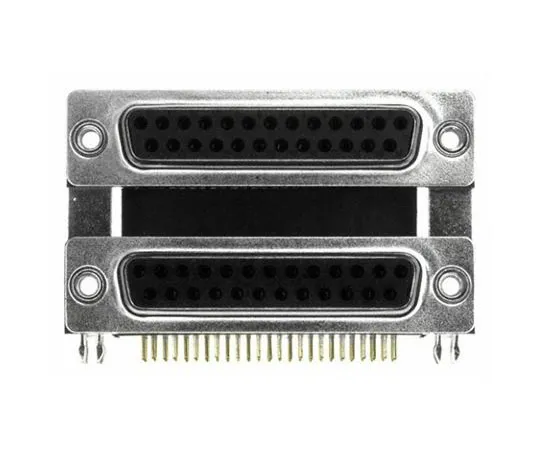 63-8431-33　Norcomp 189 Series, 25 Way Right Angle Stacked PCB D-Sub Connector Female/Female, 2.769mm Pitch, with 4-40 Hex　189-025-513R571
