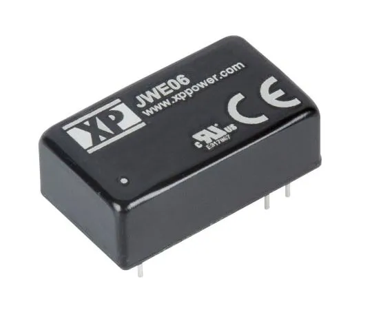63-8422-82　XP Power JWE06 6W Isolated DC-DC Converter PCB Mount, Voltage in 9 → 36 V dc, Voltage out ±15V dc　JWE0624D15