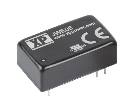 63-8422-79　XP Power JWE08 8W Isolated DC-DC Converter PCB Mount, Voltage in 9 → 36 V dc, Voltage out 5V dc　JWE0824S05