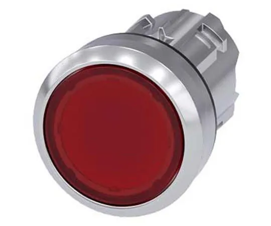 63-8436-96　Siemens SIRIUS ACT Series, Red Push Button, Latching, 22.3mm Cutout　3SU1051-0AA20-0AA0