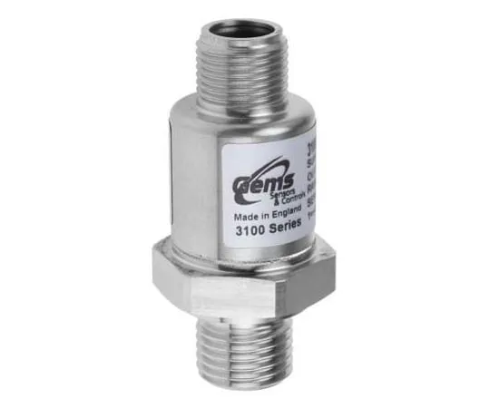 63-9687-17　Gems Sensors Gauge for Air Fluid, Hydraulic Fluid, Hydraulic Oil, Oil Pressure Sensor, 10bar Max Pressure Reading , 8　3100B0010G01E000