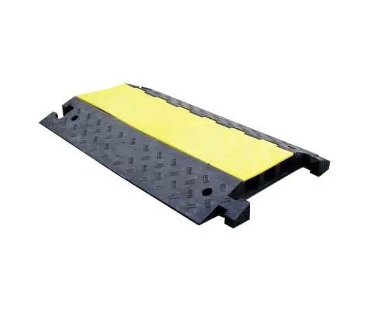 63-9689-08　RS PRO Cable Cover, 46mm (Inside dia.), 500 mm x 900mm, Black/Yellow, 3 Channels　136-5420