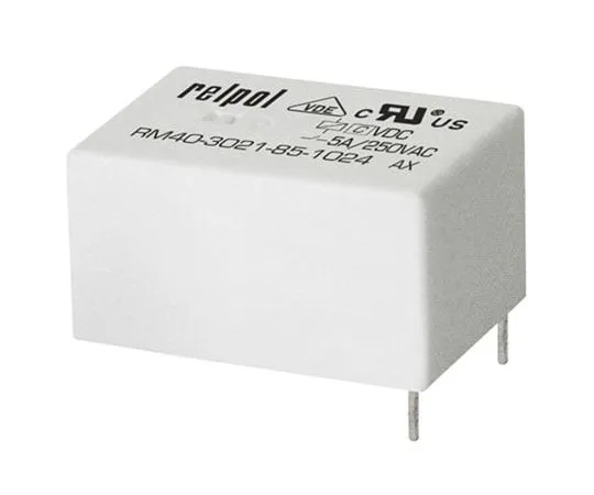 63-8409-55　Relpol SPDT Non-Latching Relay PCB Mount, 24V dc Coil, 5A　RM40-2011-85-1024