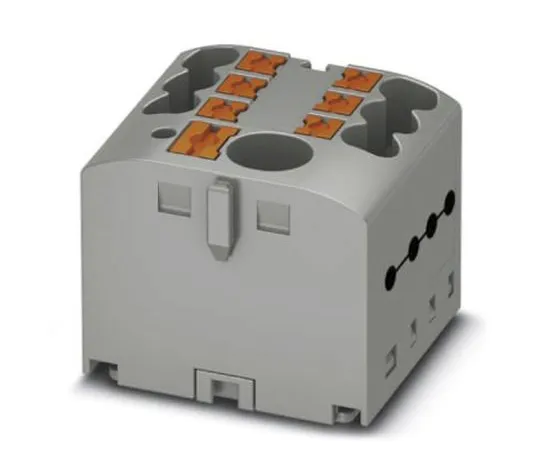63-9680-55　Phoenix Contact PTFIX 6/6X2.5 GY Non-F***d Terminal Block, 7 Way/Pole, Push In Terminals, 26 → 12 AWG, 500 V　3273330