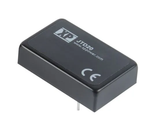 63-8444-76　XP Power JTD20 20W Isolated DC-DC Converter Through Hole, Voltage in 9 → 36 V dc, Voltage out ±12V dc　JTD2024D12