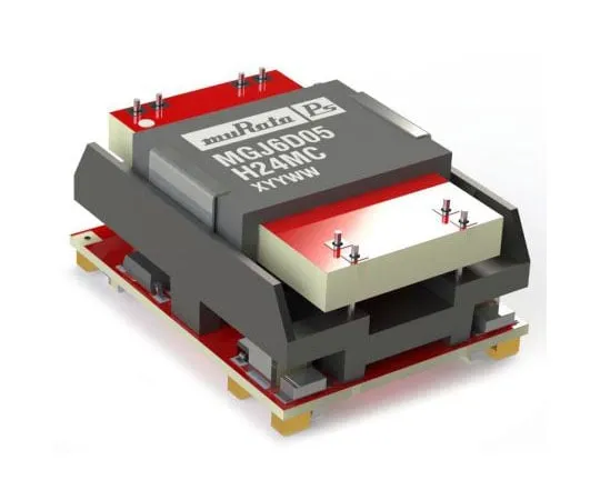63-8438-58　Murata Power Solutions MGJ6 1.5 (Output 2) W, 4.5 (Output 1) W Isolated DC-DC Converter PCB Mount, Voltage in 18　MGJ6D241505DC