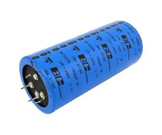 63-9679-44　Vishay 1500μF 450V dc Aluminium Capacitor 40 (Dia.) x 100mm +105°C 40mm 22.5mm 100mm　MAL229957152E3